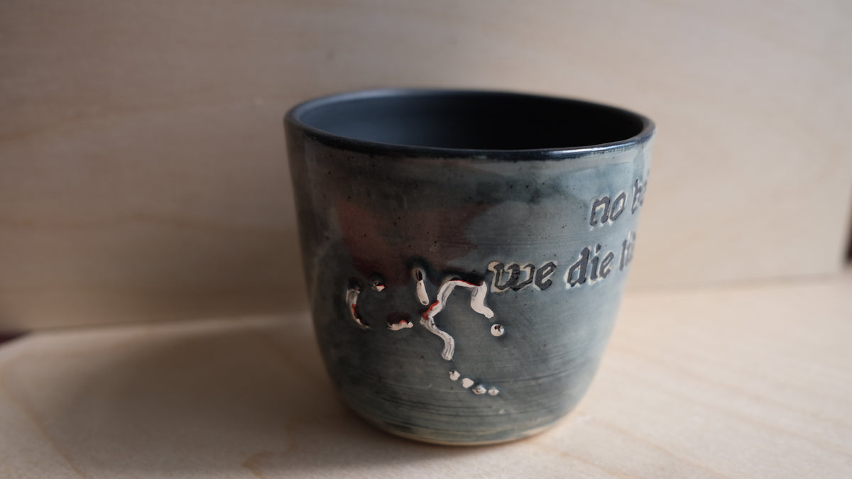 "No Beta, we die like Men" mug