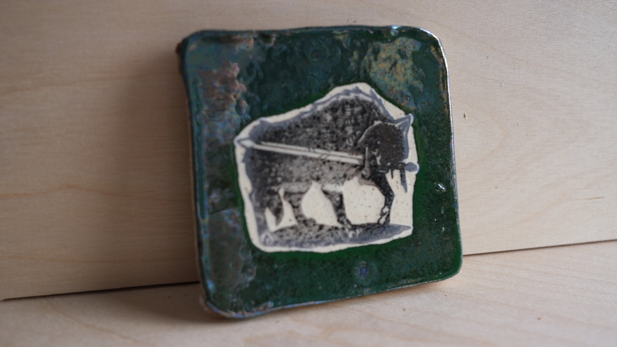 "Forced Proximity" coasters
