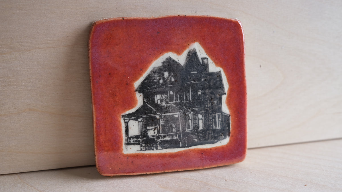 "Forced Proximity" coasters