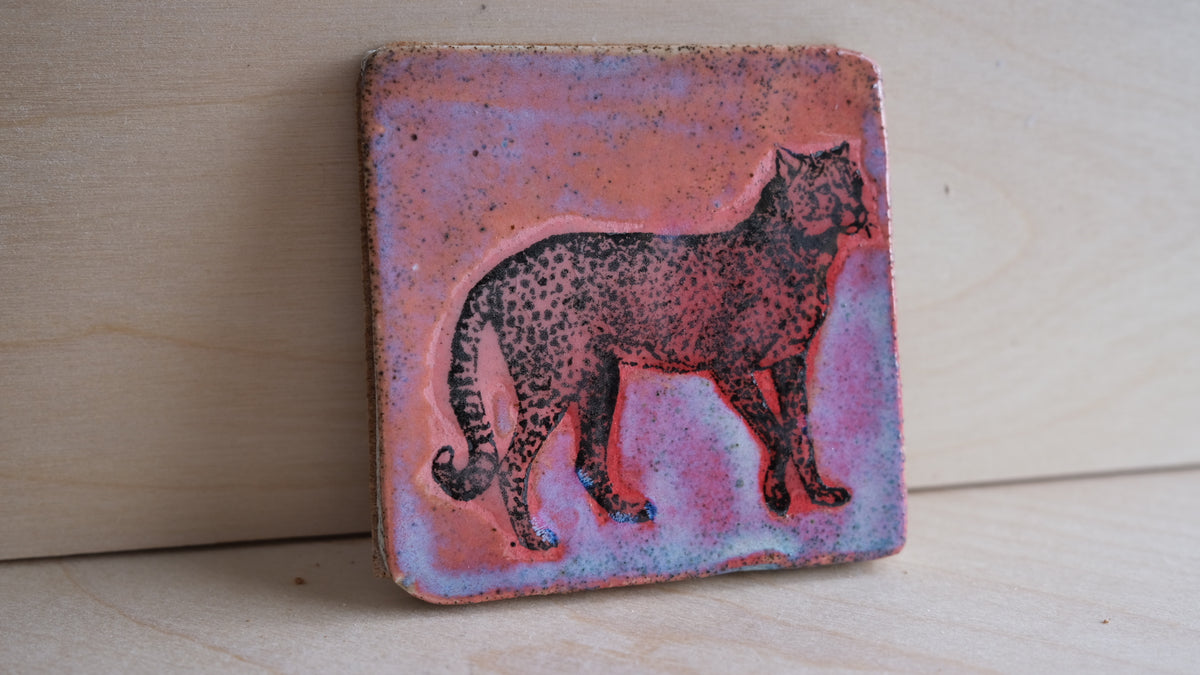 "Disco Kitty" coasters