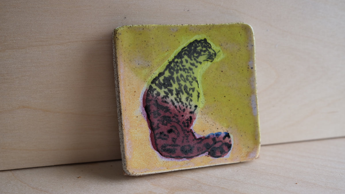 "Disco Kitty" coasters