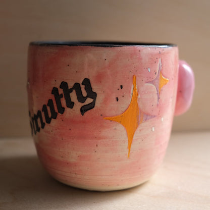 "Smutty" handleless mug