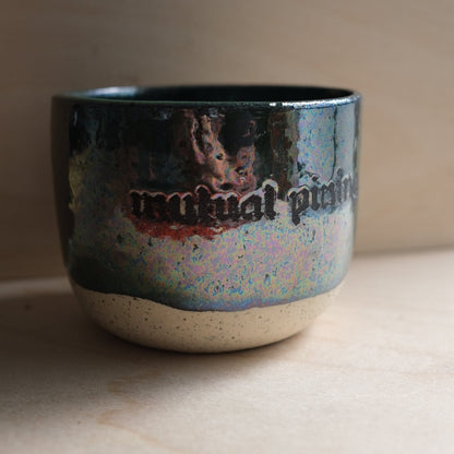 "Mutual Pining" handleless mug