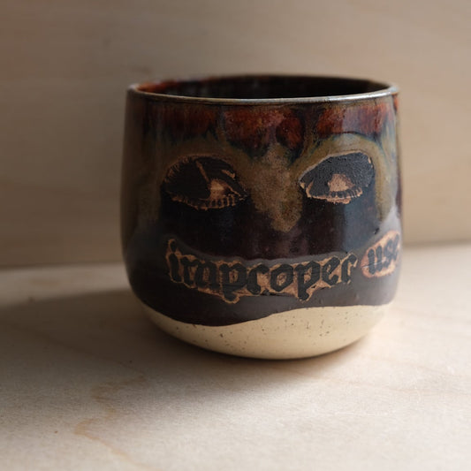 "Improper Use" handleless mug