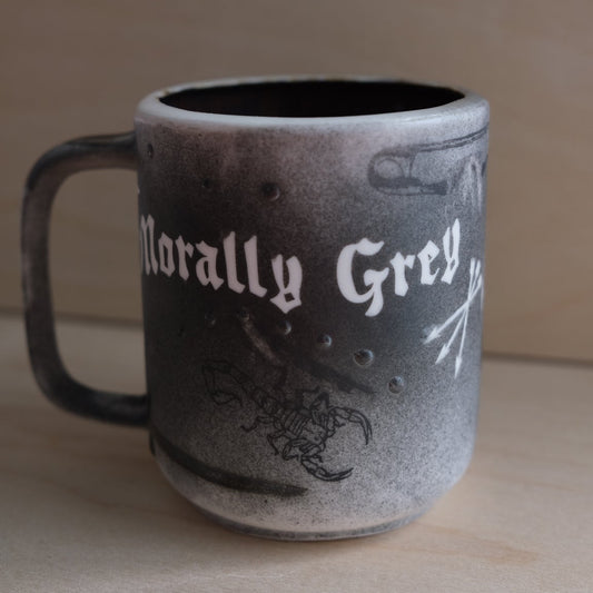 "Morally Grey" mug