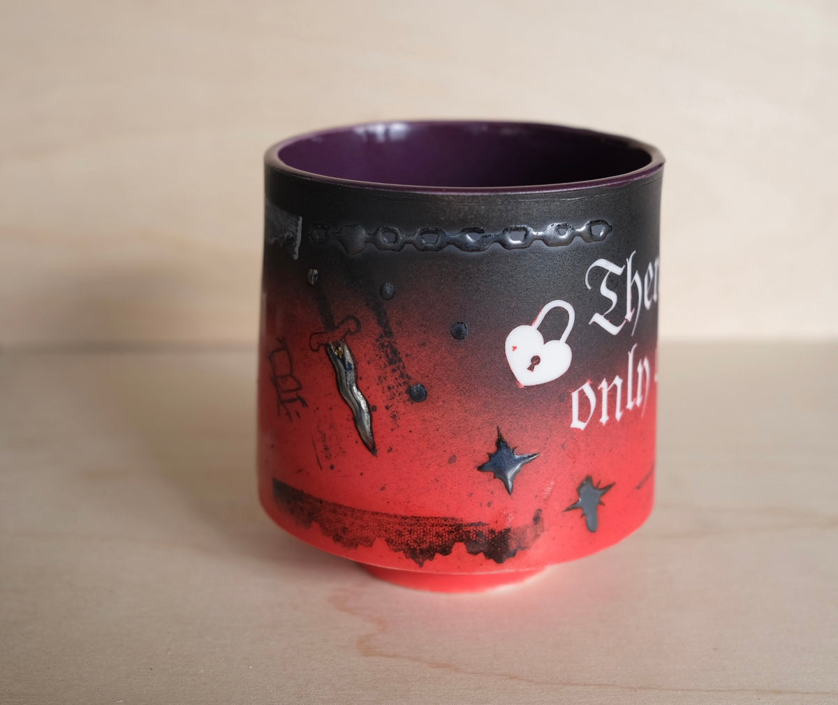 "Only one bed" tumbler