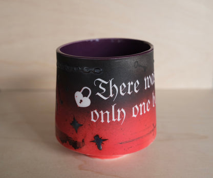"Only one bed" tumbler
