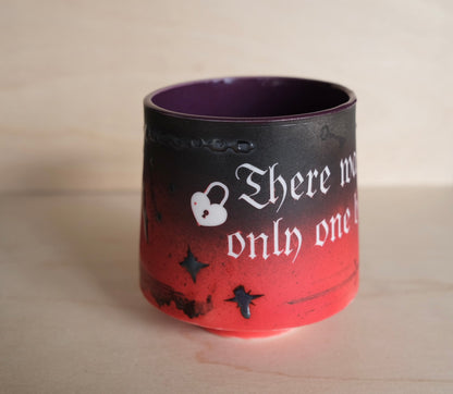 "Only one bed" tumbler